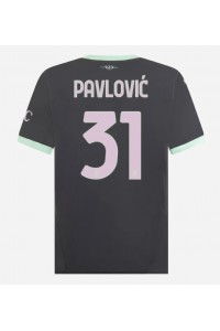 AC Milan Strahinja Pavlovic #31 Fotballdrakt Tredje Klær 2024-25 Korte ermer